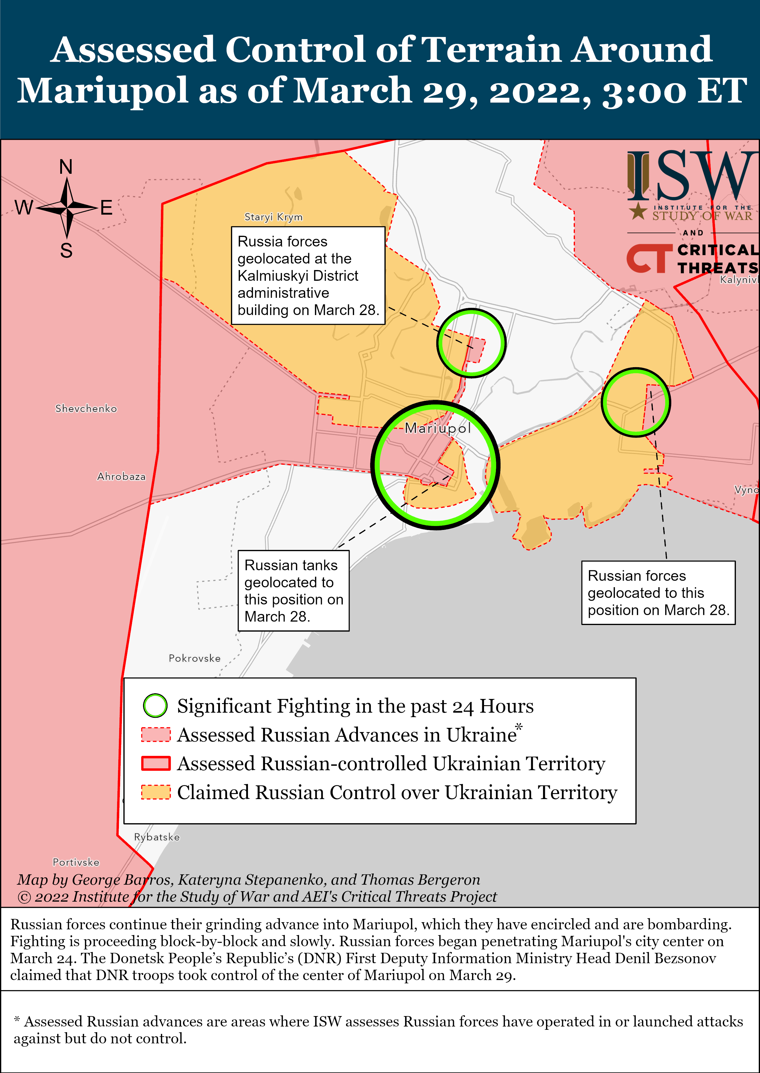 Russian Offensive Campaign Assessment, March 29 | Institute For The ...